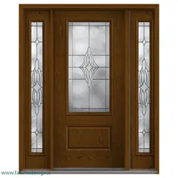 درب لابی چوبی سه لنگه کد 21120