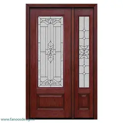 درب لابی چوبی یک و نیم لنگه کد 21118