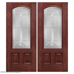 درب لابی چوبی دو لنگه کد 21137