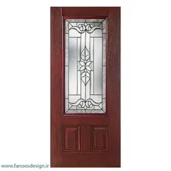 درب لابی چوبی تک لنگه کد 21133