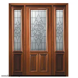 درب لابی چوبی سه لنگه کد 21080