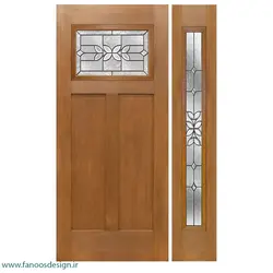 درب لابی چوبی یک و نیم لنگه کد 21099