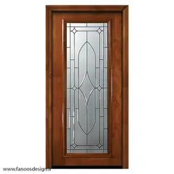 درب لابی چوبی تک لنگه کد 21087