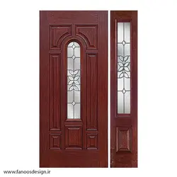 درب چوبی لابی یک ونیم لنگه کد 21070