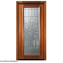 درب چوبی لابی تک لنگه کد 21072