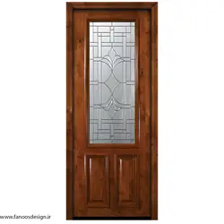 درب لابی چوبی یک لنگه کد 21043