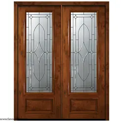 درب لابی چوبی دو لنگه کد 21036