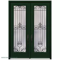 درب فرفروژه فلزی لابی کد 2160