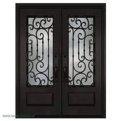 درب فرفروژه فلزی لابی کد 2157