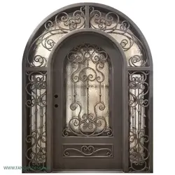 درب فرفروژه فلزی لابی کد 2150