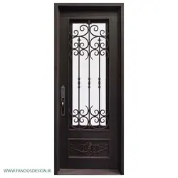 درب فرفروژه فلزی لابی کد 2135