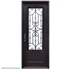 درب فرفروژه فلزی لابی کد 2134