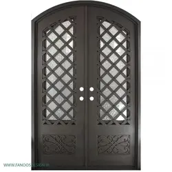 درب فرفروژه فلزی لابی کد 2130