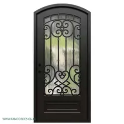 درب فرفروژه فلزی لابی کد 2128