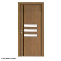 درب سرویسی شیشه خور پلی وود کد 30221