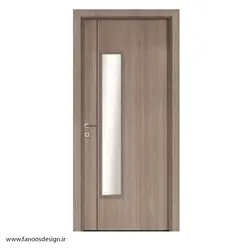 درب چوبپلاست شیشه خور سرویس بهداشتی کد 30136