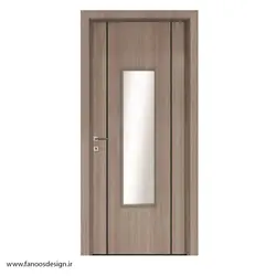 درب پلی وود شیشه خور سرویسی کد 30128