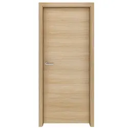 درب اتاق خواب mdf با روکش پی وی سی ساده  کد 12064