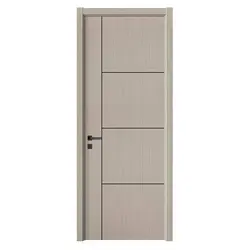 درب اتاق mdf با رویه پی وی سی طرح CNC کد 12061