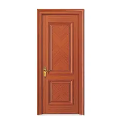 درب اتاق دوقاب روکش بلوط جناقی کد 12008