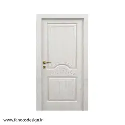 درب اتاق خواب سفید با رنگ پوششی کد MT544