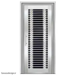 درب استیل ورودی لابی کد 9005