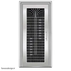 درب استیل لابی تک کد 9003