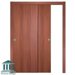 درب ریلی کمد دیواری ام دی اف با رویه pvc کد 3029