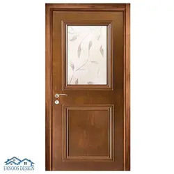 در چوبی داخلی شیشه خور کد MT3102