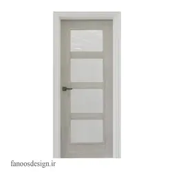 درب چوبی داخلی اتاق و شیشه خور کد 3050