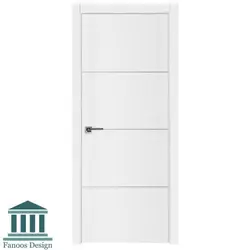درب داخلی MDF اتاقی رویه PVC طرح سی انسی کد 919