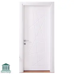 درب داخلی اداری mdf  با روکش پی وی سی کد 809