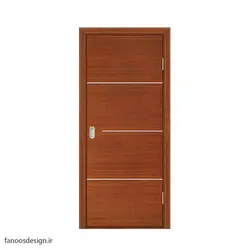 درب اتاق مدرن هتل MDF روکش PVC  کد 410