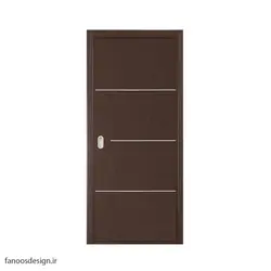 درب اتاق مدرن هتل MDF روکش PVC  کد 410