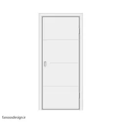 درب اتاق مدرن هتل MDF روکش PVC  کد 410