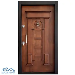 درب ضد سرقت روکش راش برجسته کد 109