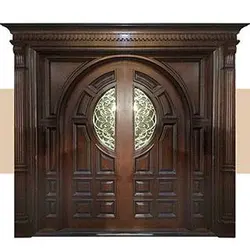 درب لابی تمام چوب نئوکلاسیک کد MA265