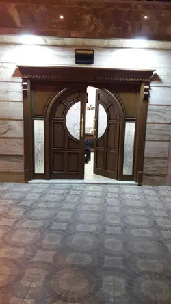 درب لابی تمام چوب نئوکلاسیک کد MA265