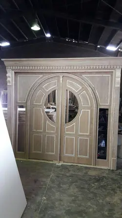 درب لابی تمام چوب نئوکلاسیک کد MA265