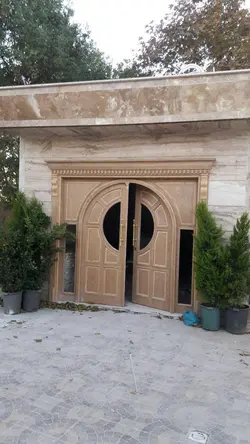 درب لابی تمام چوب نئوکلاسیک کد MA265