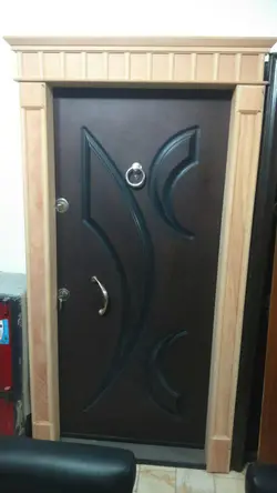 درب ضد سرقت رویه چوب لوکس کد MA 287