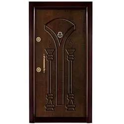 درب ضد سرقت طرح ترک روکش چوب مدل MA 315