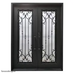 درب ورودی لابی فلزی کد 2137