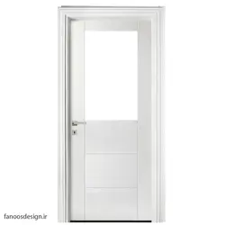 درب HDF ترک مادرید نیم ویترین کد 9014