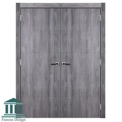 درب دولنگه ام دی اف با رویه پی وی سی کد 3015