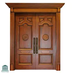 درب ورودی لابی چوبی کد 8003