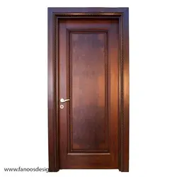 درب چوبی اتاق جدید ریشه گردو کد 6115