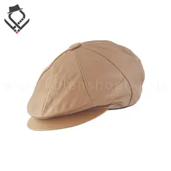کلاه فلت چرم طبیعی