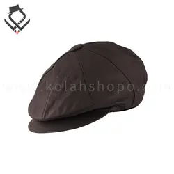کلاه فلت چرم طبیعی