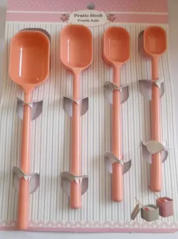 قاشق پیمانه ۴عددی بزرگ